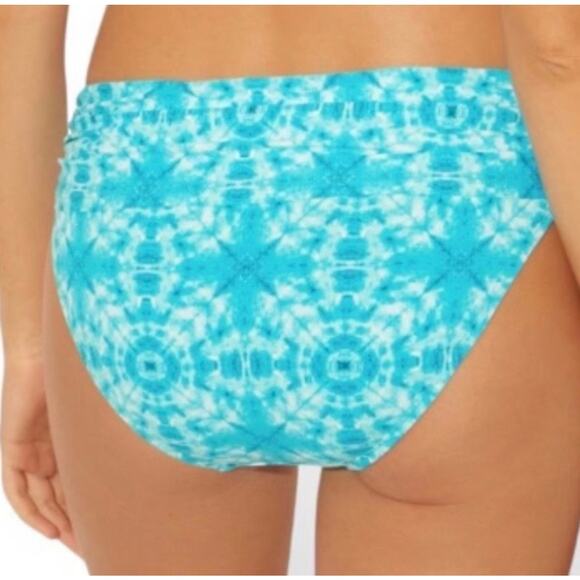 Bleu Rod Beattie Laguna Make Waves Sarong Hipster Bikini Bottom 14 NWT - Picture 3 of 3